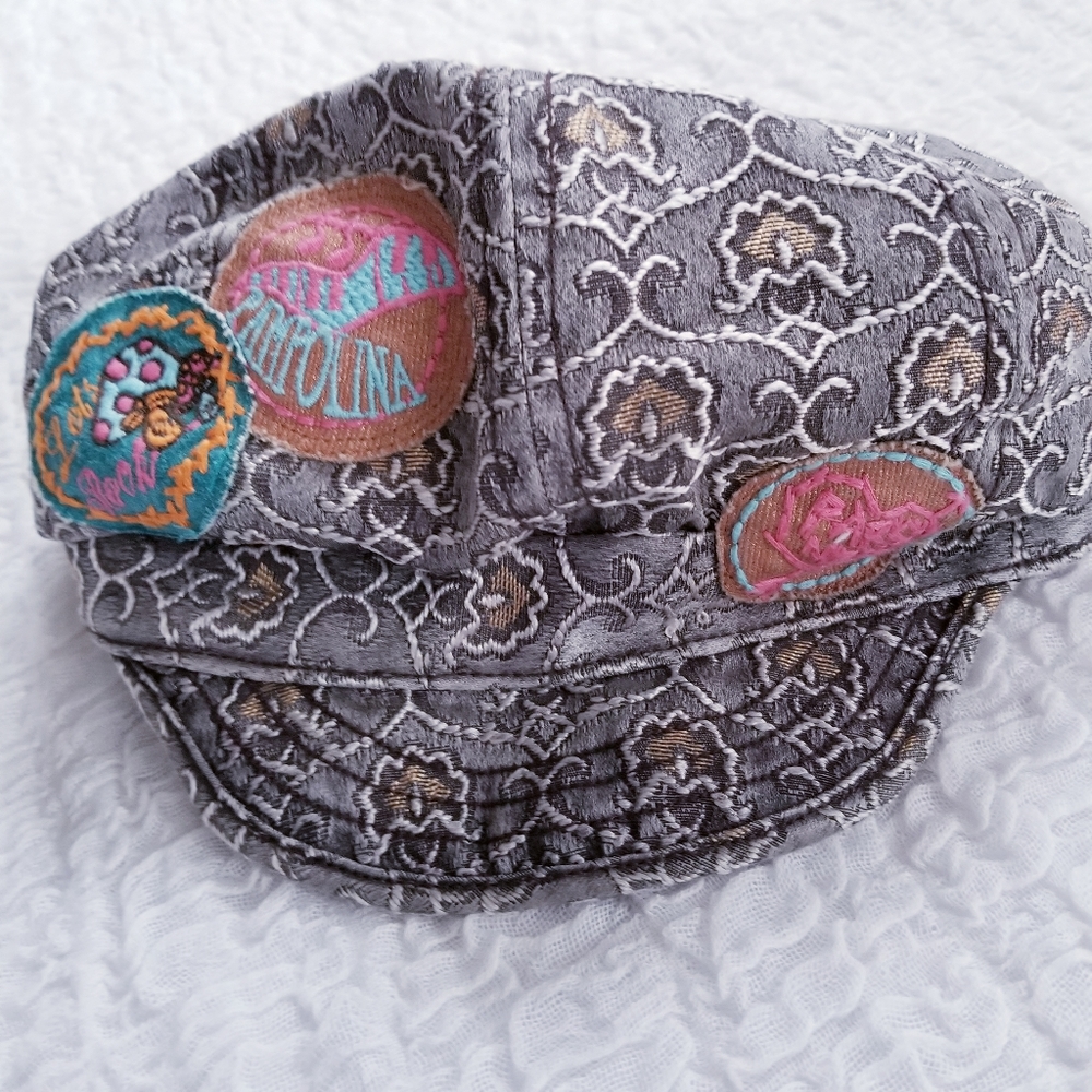 Boho Patches Hat Let's Rock Mushroom Pampolina
